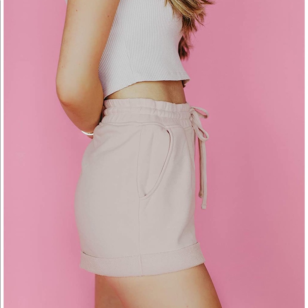 Rose High Rise Cuff Short - Picture 2 of 4